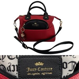 Juicy Couture Charm School Convertible Satchel Handbag
